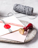 Wax seal stamp and wax stick set: Cherry Blossom