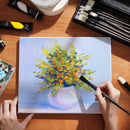 ARTIFY Paint Brush Set, 24 Piece Long Handle Oil Paint Brushes