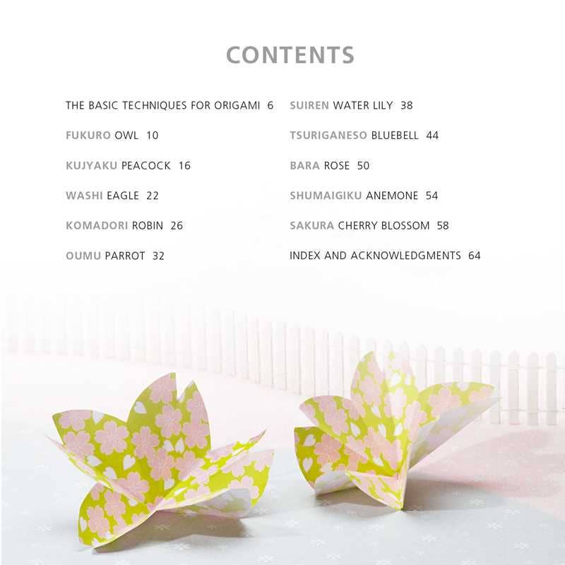 Origami Flowers and Birds by Mari Ono