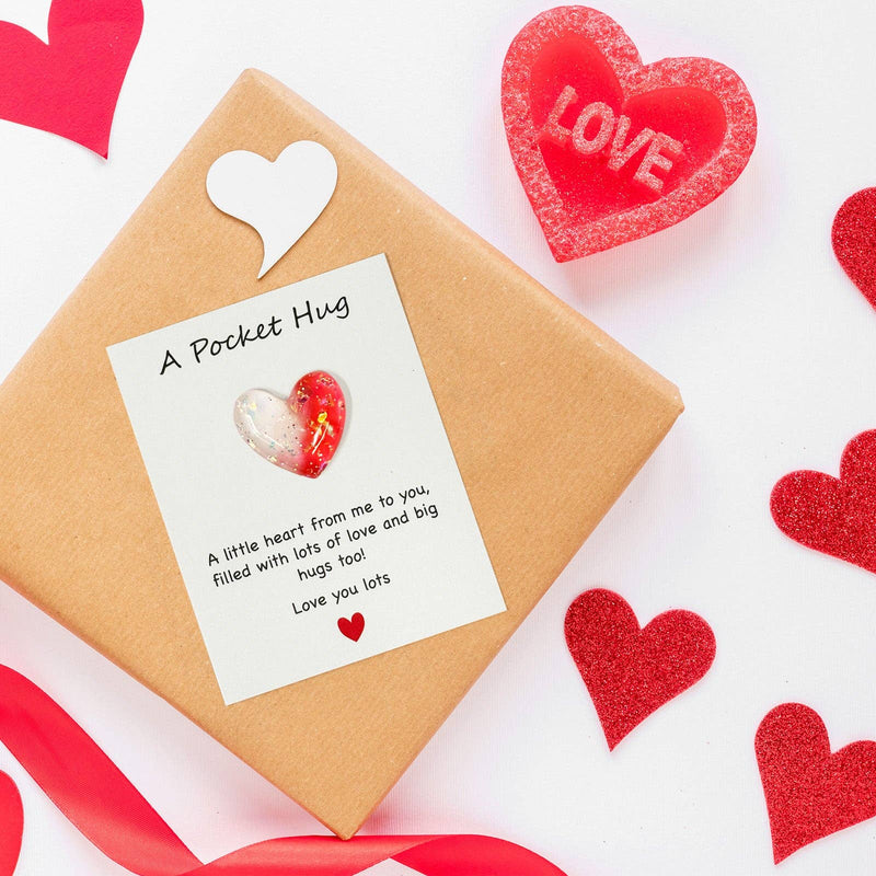 Wrapables Pocket Hug Valentines Day Token Heart Gift - 1 Piece
