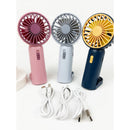 Portable Hand Fan with Pull out Stand: MIX COLOR / ONE(12)