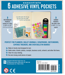 Adhesive Vinyl Pockets for Journals and Planners