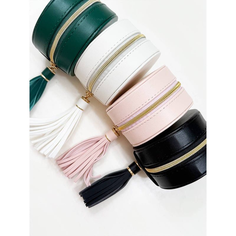 Mini PU Travel Jewelry Case: MIX COLOR / ONE(4)