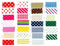 Wrapables Decorative Patterns Masking Sticker Set: Basic