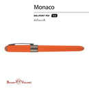 Monaco "Hermes" Orange  with Gun Metal Accents - Tube of 12