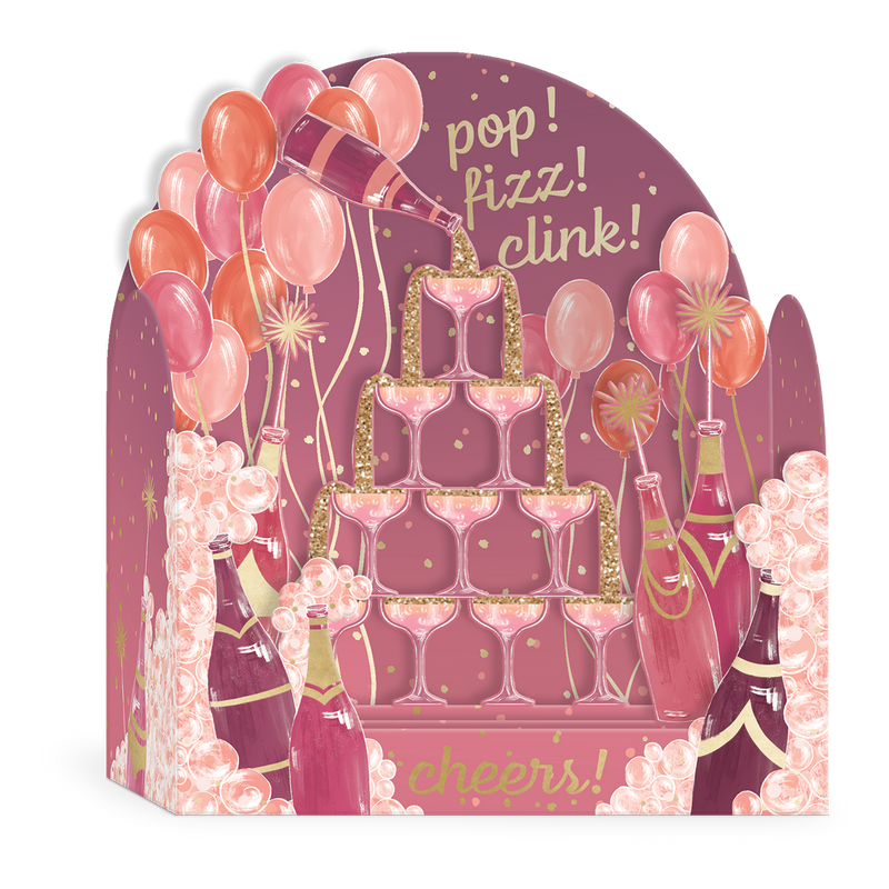 Champagne Cheers Greeting Card