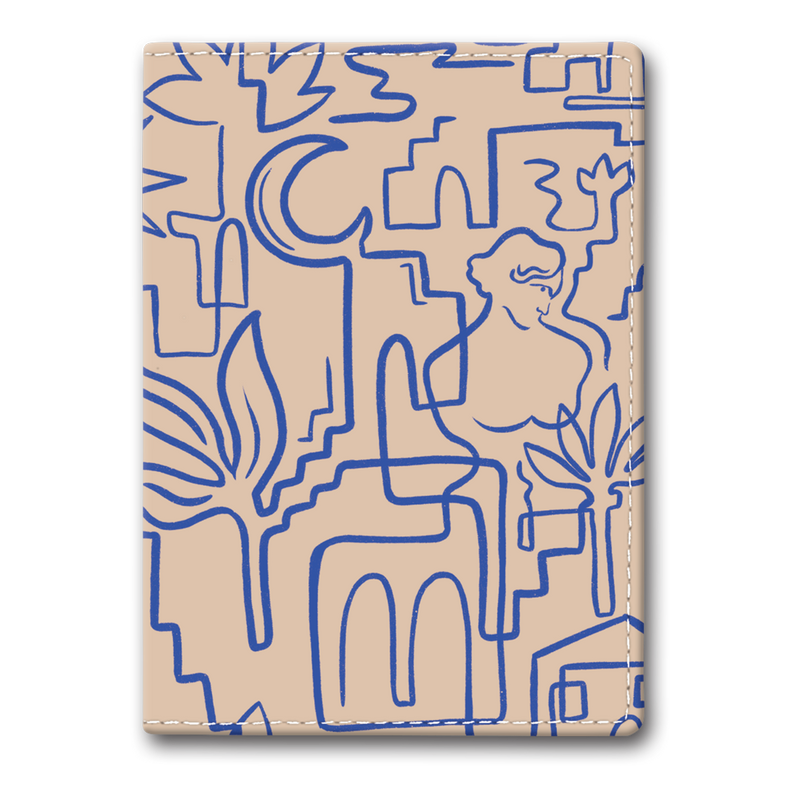 Linework Passport Cover