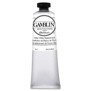 Gamblin Artist's Oil Colors Flake White Replacement 37ml Tube