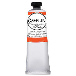 Gamblin Artist's Oil Colors Cadmium Orange Deep 37ml Tube