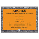 Arches Watercolor Block Natural White 140lb Rough Press 7”x10” 20sh