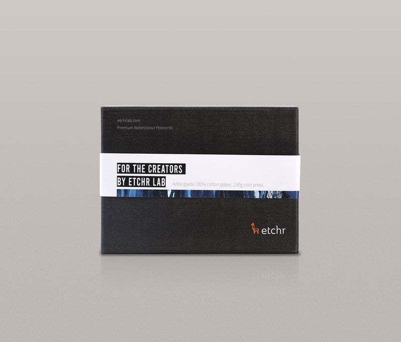 Etchr Lab Watercolor Postcards 100cards 230g Cold Press