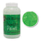 Jack Richeson Powder Paint Leaf Green 1lb front view & color swatch