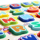 TOP BRIGHT Toys Animals & Alphabet Puzzle Wood close-up