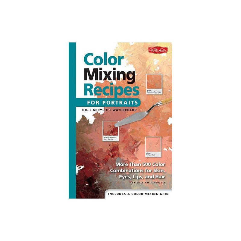 color mixing for portraits book cover