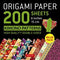 Origami Paper Nature Patterns 100 shts.
