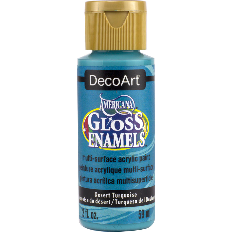 DecoArt Americana Gloss Enamal Desert Turquoise 2oz