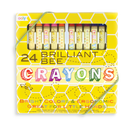 Ooly Brilliant Bee Crayons - 24 Pack