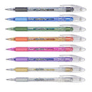 Pentel Sparkle Pop Metallic Gel Pen Silver/Light Silver 1.0mm