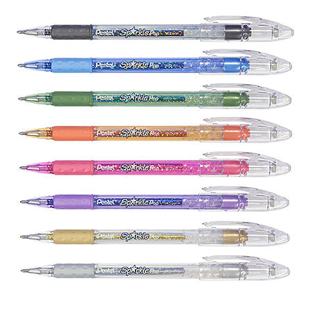 Pentel Sparkle Pop Metallic Gel Pen Violet/Blue 1.0mm