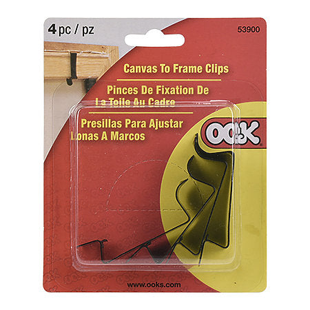 Ook Canvas to Frame Clips 4pk