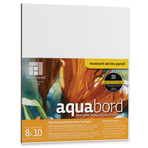 Ampersand Aquabord Artist Panel 1/8” Flat Profile 8”x10” face and side profile