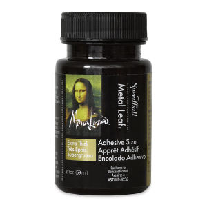 Mona Lisa Metal Leaf Adhesive Size Extra Thick 2oz package front