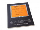 Arches Watercolor Paper Pad Natural White Rough Press 140lb 9”x12”