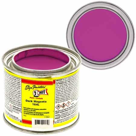 1Shot Lettering Enamel Dark Magenta 164L 4oz - Nevada Fine Arts