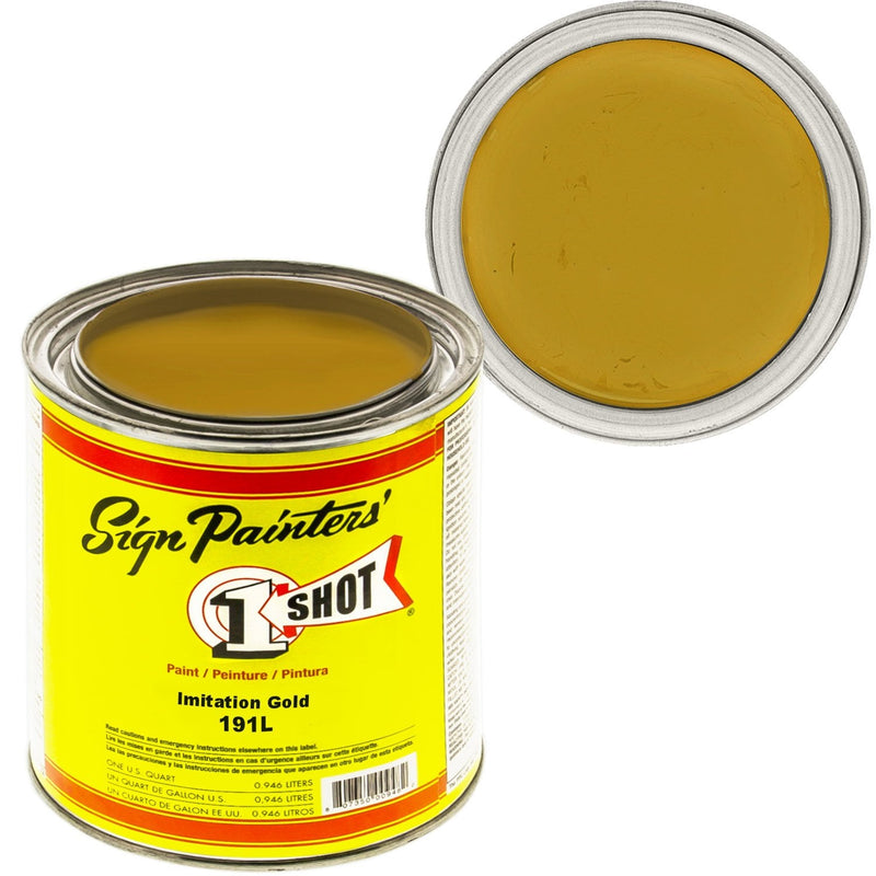 1Shot Lettering Enamel Imitation Gold 191L 4oz - Nevada Fine Arts
