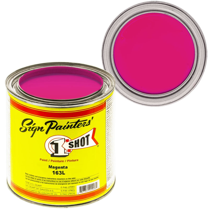 1Shot Lettering Enamel Magenta 163L 4oz - Nevada Fine Arts