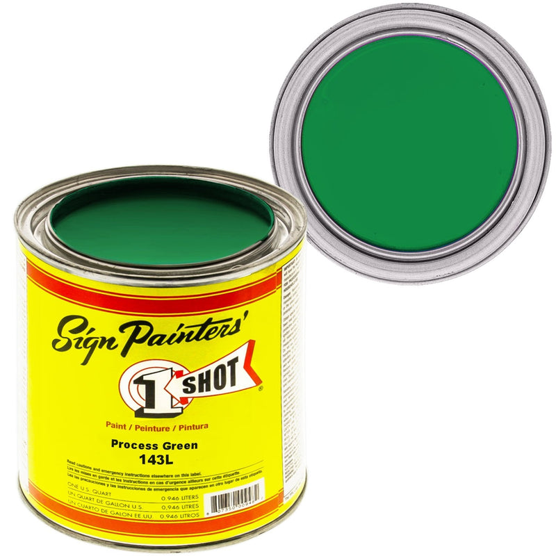 1Shot Lettering Enamel Process Green 143L 4oz - Nevada Fine Arts