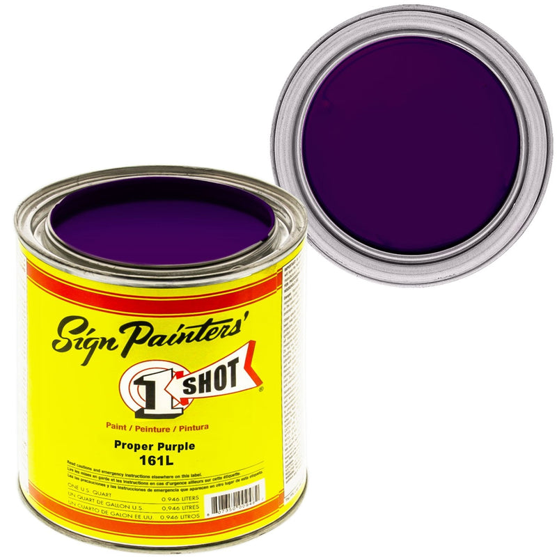 1Shot Lettering Enamel Proper Purple 161L 4oz - Nevada Fine Arts