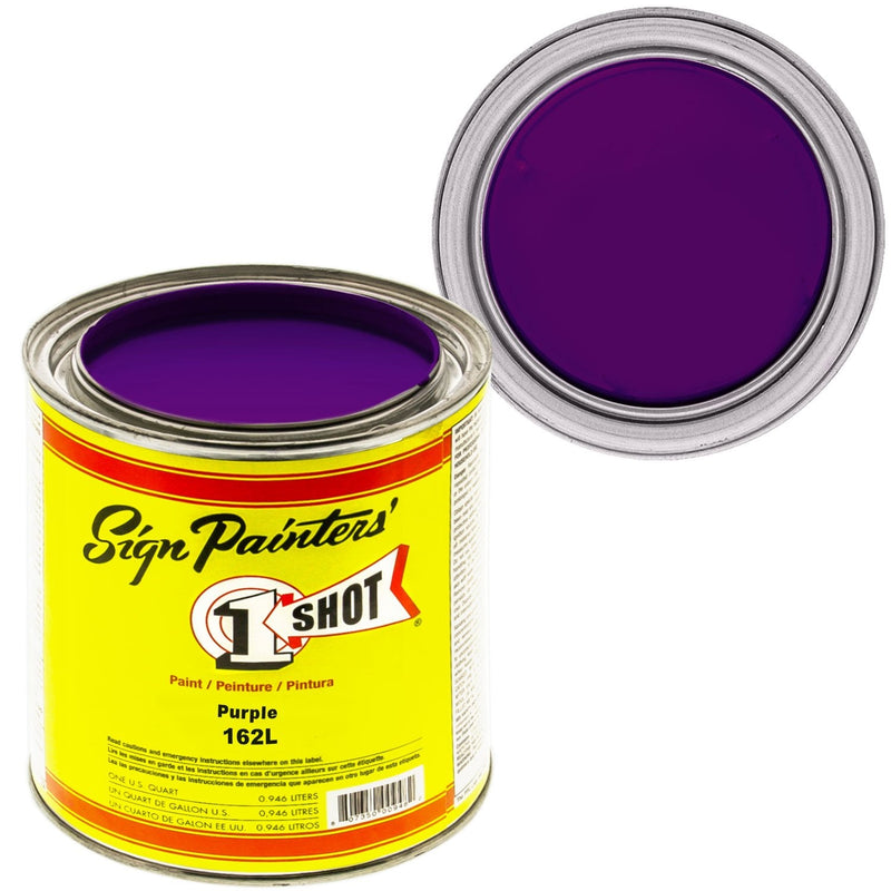 1Shot Lettering Enamel Purple 162L 4oz - Nevada Fine Arts
