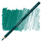 Conté à Paris Pastel Pencil Emerald Green #034 closeup with color swatch