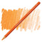 Conté à Paris Pastel Pencil Orange #012 closeup with color swatch