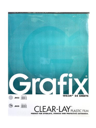Grafix Clear-Lay Pad .005 11x14 25sh