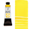 Daniel Smith Extra Fine Watercolors Azo Yellow 15ml Tube closeup with color swatch