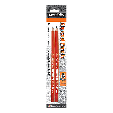 General Charcoal Pencils 2-Pencil Set