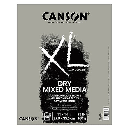 Canson XL Series Sand Grain Dry Mixed Media Paper Pad