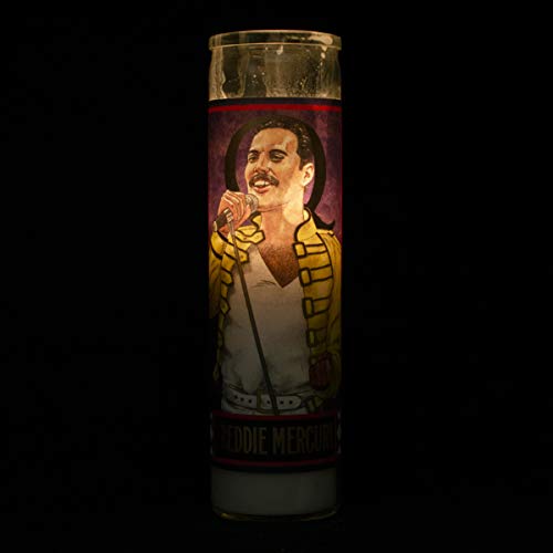 Freddie Mercury Secular Saint Candle