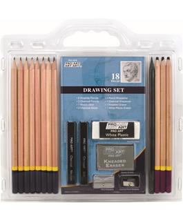Pro Art Pencil Set Sketch & Draw 18pc