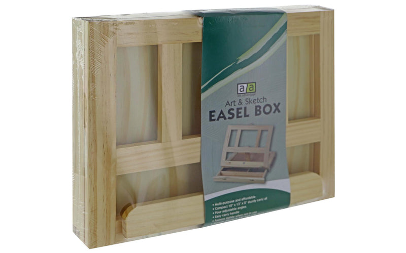 Art Advantage Easel Wood Art & Sketch Box 10x13"