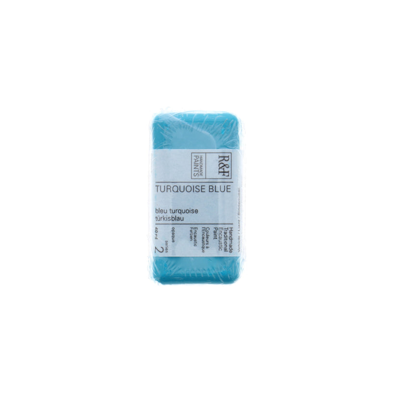 R&F Encaustic Cake Turquoise Blue 40ml Series 2