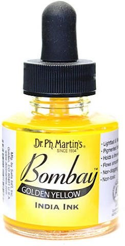 Bombay India Ink Gold Yellow