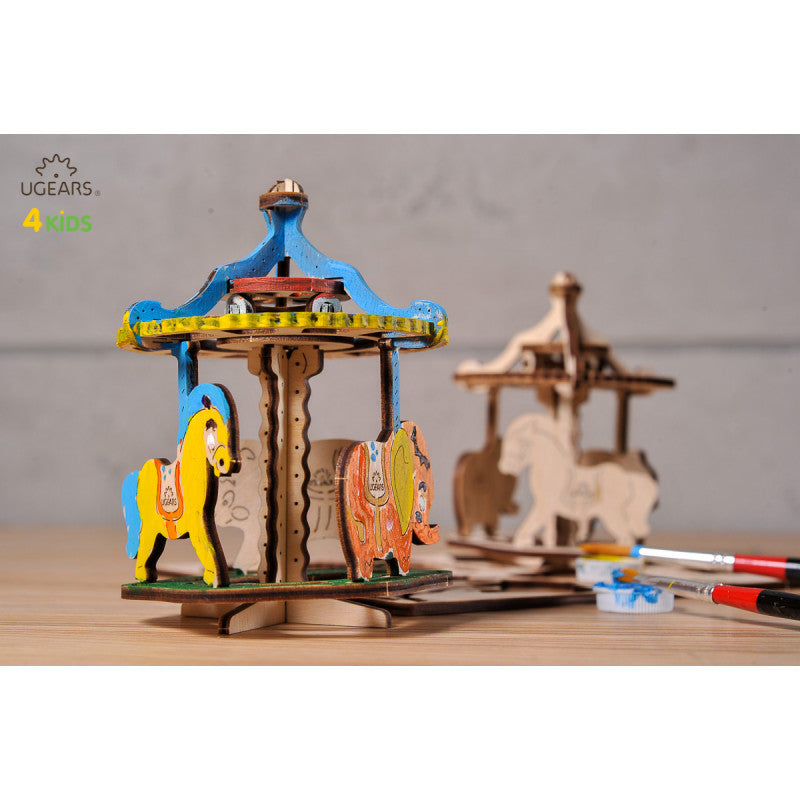 UGears 3D Wood Puzzle- Merry-Go-Round
