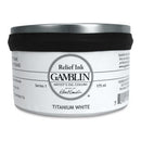 Gamblin Artist's Colors Relief Ink Titanium White 175ml Can