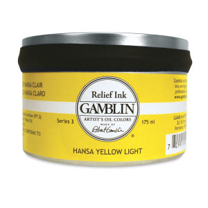 Gamblin Artist's Colors Relief Ink Hansa Yellow Light 175ml Can