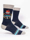 Blue Q Men's Crew Socks Olympic Long Sleeper