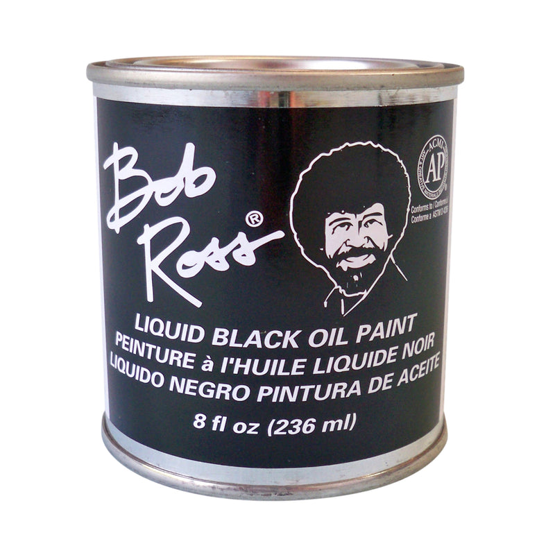 Bob Ross Oil Liquid Black 8oz