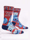 Blue Q Men?s Socks Crazy Cat Dude